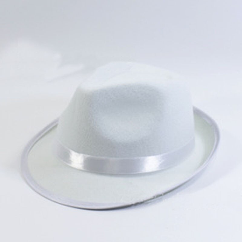 White Top Hat Halloween Magician Magic Caps Jazz Hat Props Birthday Party Cosplay Costume Accessory