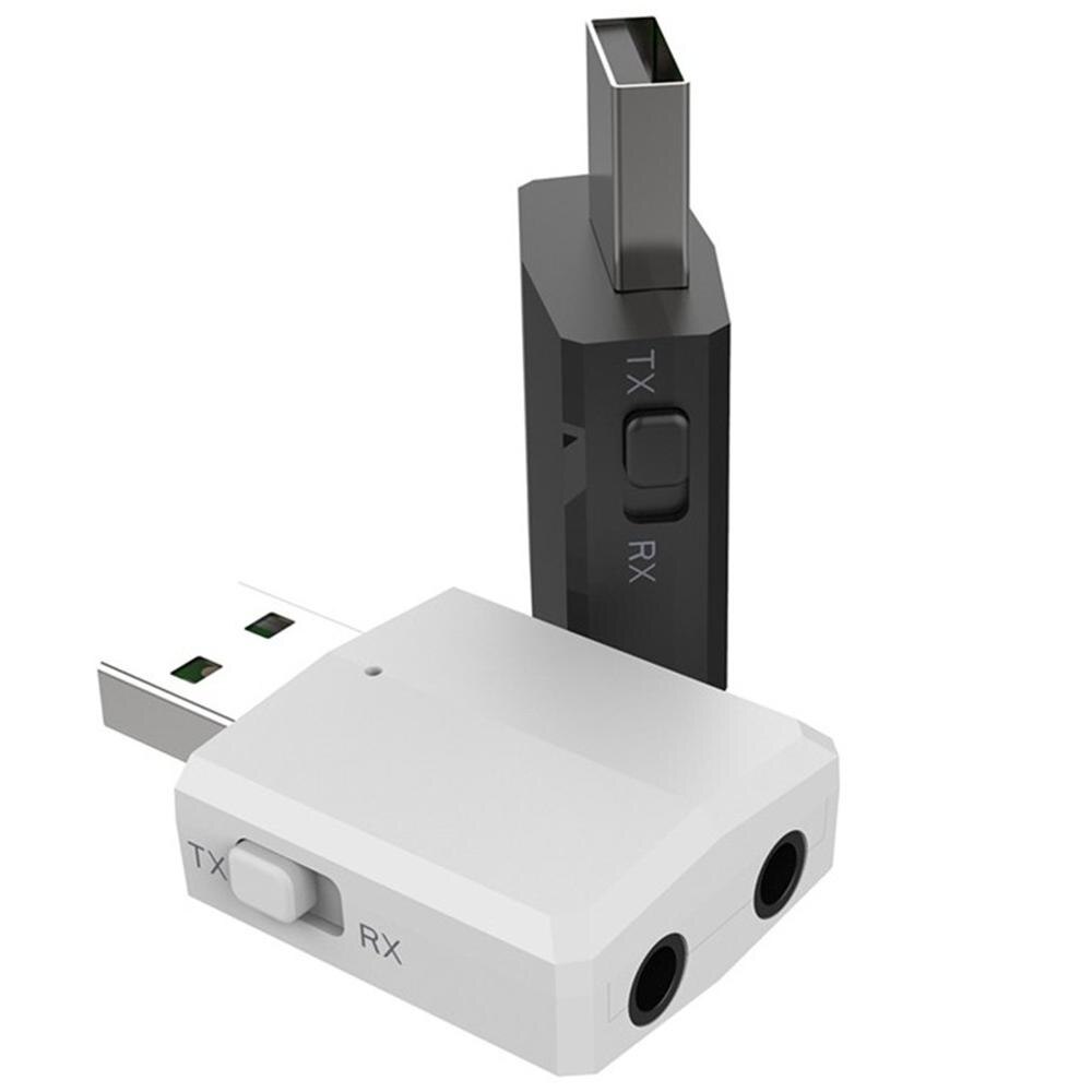 USB Adapter Audio Transmitter Receiver 3-in-1 3.5mm Mini Aux Adapter PC TV Stereo Sound System Headphones Devices
