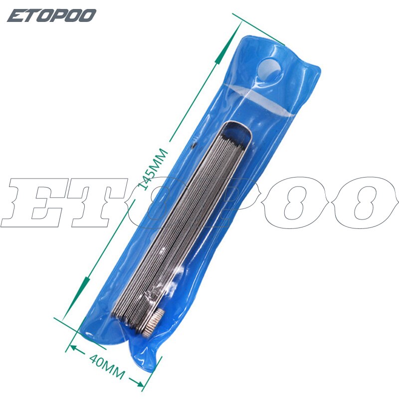 High precision feeler 0.02-1.0mm feeler gauge piece gap gauge thickness gauge feeler piece 32pcs/ set