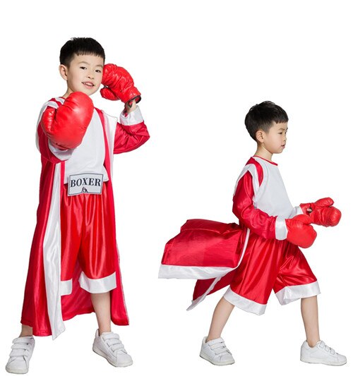 Rocky Film – Boxer pour enfants, déguisement Cosplay, tenue de carnaval, sm1901