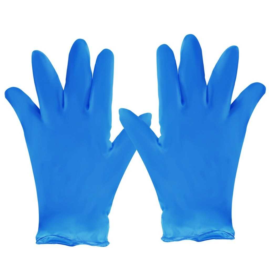 4# 100pcs Nitrile Disposable Gloves Waterproof Powder Household Kitchen Gloves Laboratory Disposable Gloves Перчатки Gloves