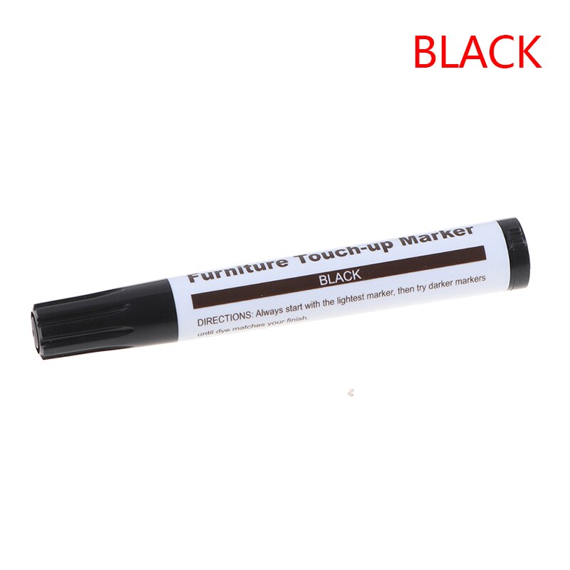 1pc Furniture Repair Pen Markers Scratch Filler Paint Remover For Wooden Cabinet Floor Tables Chairs: Black