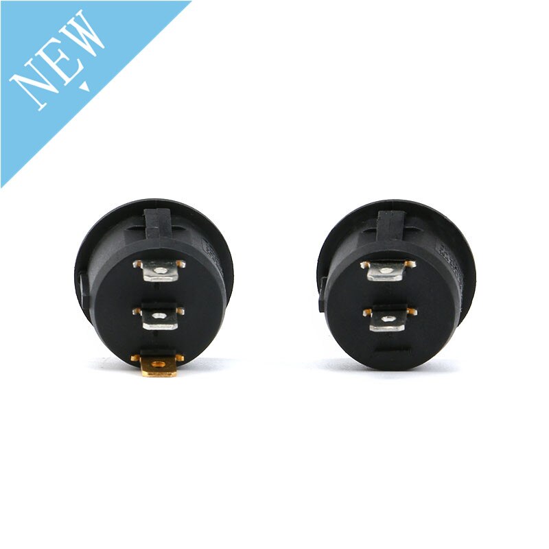 ON/OFF Round Rocker Toggle AC Switch 6A/250V 10A/125V ON-OFF ON OFF Plastic Push Button Switch 2pin 3pin Red Black