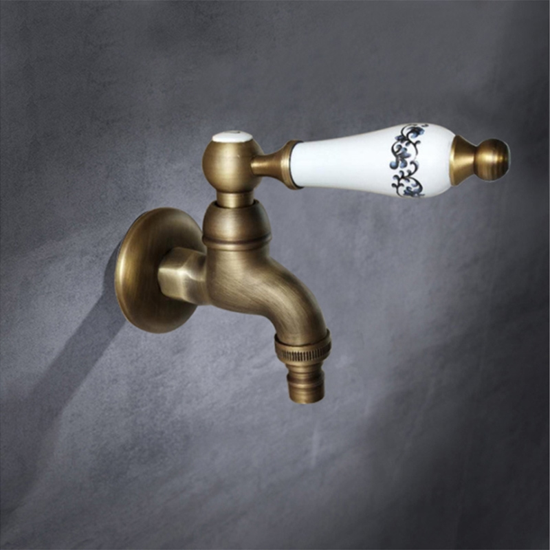 Antique Brass Multi Choices Bathroom Accessories Washing Machine Faucet and Mop Tap: F