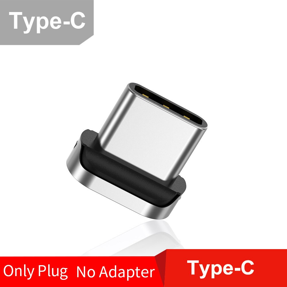 Twitch Type C Magnetic Adapter For iPhone Samsung Huawei xiaomi Type C Female To Micro Male USB Converter Magnet USB-C Connector: only Type-c plug