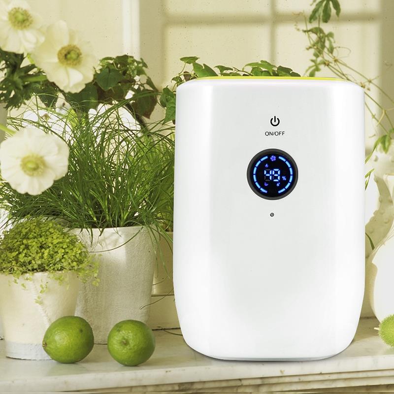 800Ml Electric Air Dehumidifier For Home Portable Moisture Absorbing Air Dryer With Auto-Off And Led Indicator Air Dehumidifie