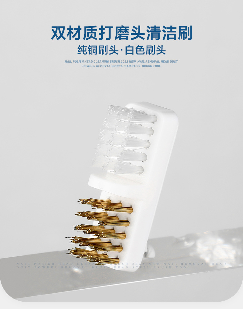 Elektrisches maniküre-set mit fräsern, reinigungsbürste und polierkopf für einfache nagelpflege