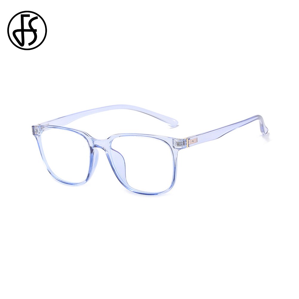 FS Blue Light Blocking Glasses For Women Men Computer Eyeglasses TR90 Optical Spectacle Retro Art Anti Blue Light Goggles