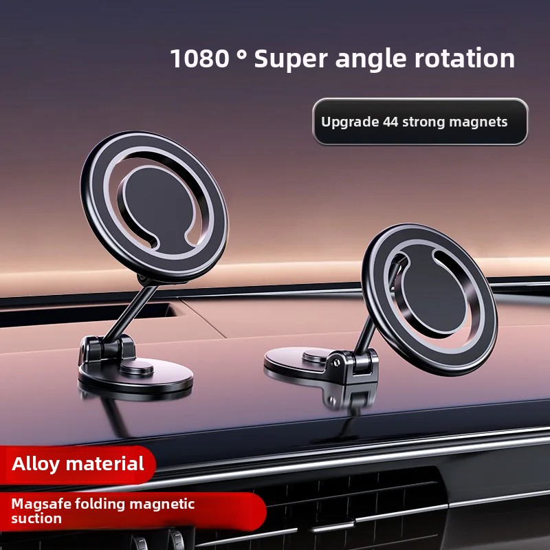 auto magnetische opvouwbare telefoonhouder Sterk magnetisme Draaibaar dashboard Navigatie Telefoonstandaard Universele auto-accessoires
