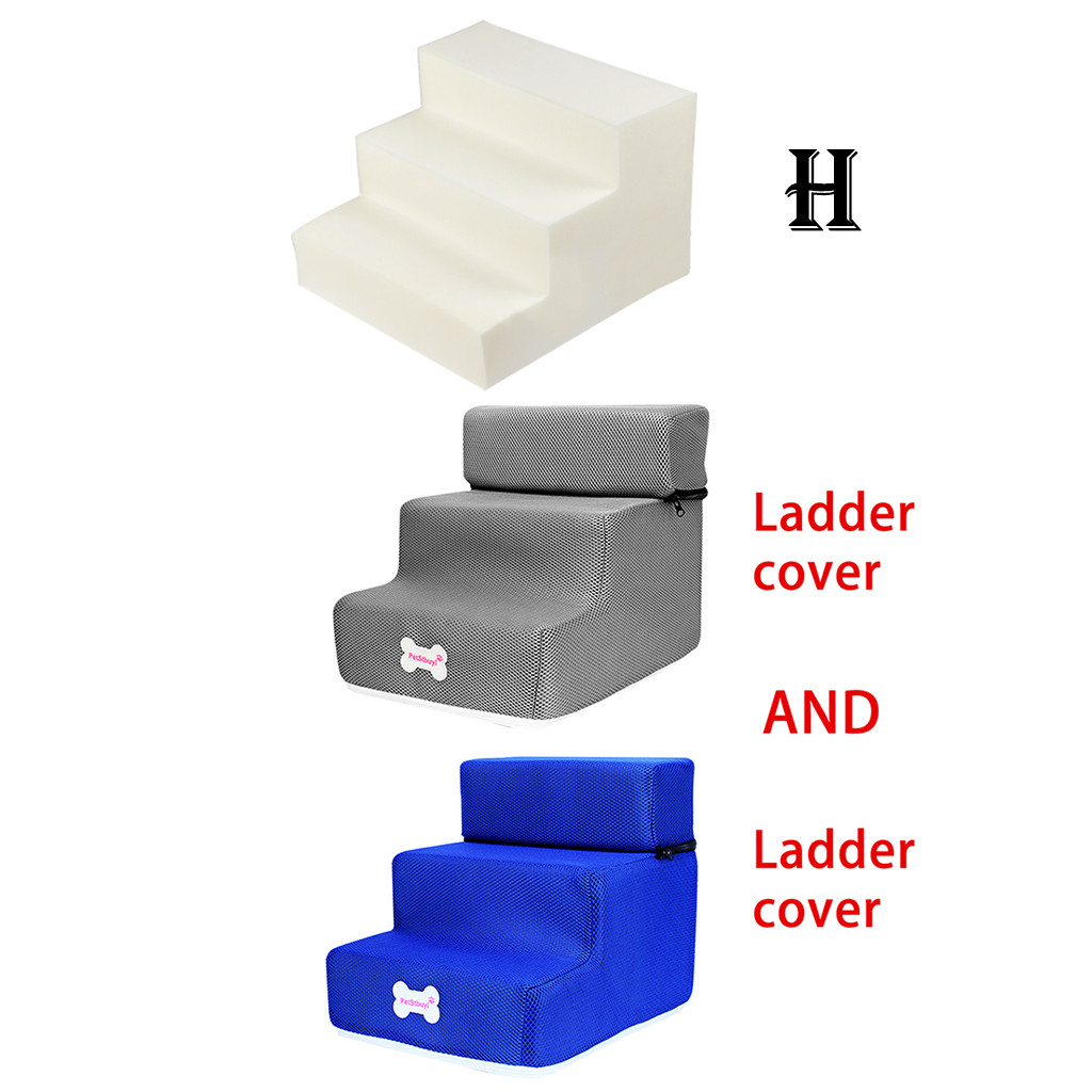 Malla antideslizante para mascotas, cubierta de escalera y escaleras de 3 escalones, combinación de Puerta de Perro, para el hogar,: H