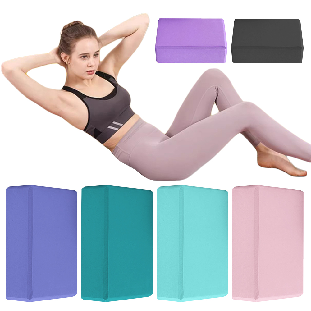 Eva Yoga Block einfarbig Yoga Gleichgewicht Steine feuchtigkeit beständige Yoga-Blöcke mit hoher Dichte Körperform ung Yoga-Blöcke für sterben Meditation