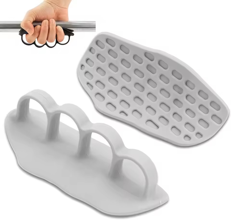 Workout Gym Handschuhe Silikon Palm Grips Pull Up Grips für Männer Frauen Palm Grip Gerät für Gymnastik Gewichtheben Übung: Licht Grün