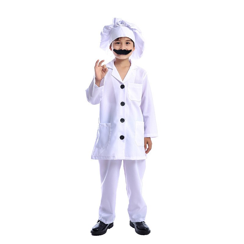 Schattig chef-kok kostuum jongens halloween kostuum voor kinderen carnaval feest kok verkleden
