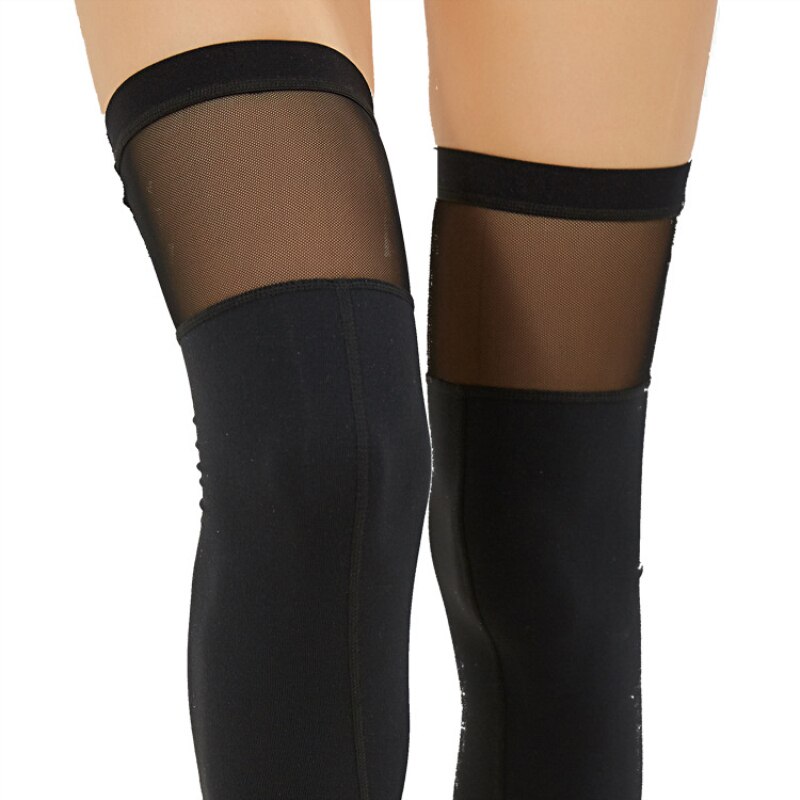 Knee Mesh Patchwork Yoga Socks 