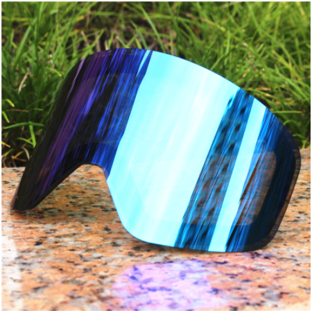 Ski Goggles with Magnetic Double Layer Lens Magnet Skiing Anti-fog UV400 Snowboard Goggles Men Women Ski Glasses Eyewear: Blue