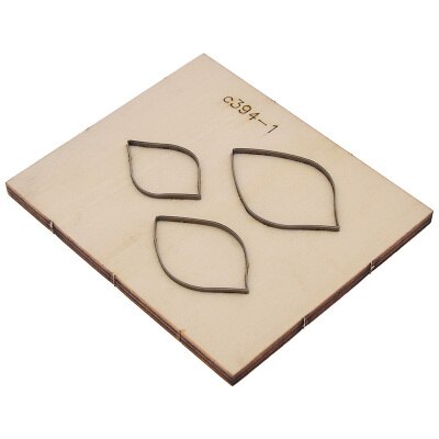 Handmade Multi Shaped Cutter Template Steel Punch Cutting Wood Mold For Leather Crafts DIY Making Tools: 1