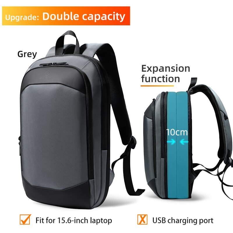 Heroischen Ritter Männer Multifunktionale Rucksack Wasserdicht 14 zoll Laptop Tasche Hohe Kapazität Tasche für Schule Business Mann Travel Pack: 15.6inchStyleBGrey