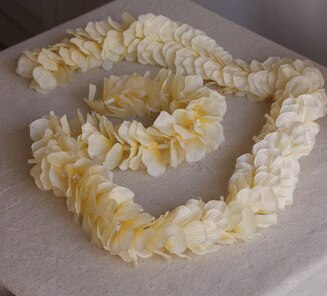 20/50 100Cm Kunstmatige Simulatie Hydrangea Orchidee Wisteria Bloem String Voor Diy Bruiloft Boog Vierkante Rotan Muur Opknoping Mand: 50 Pieces / Licht Geel
