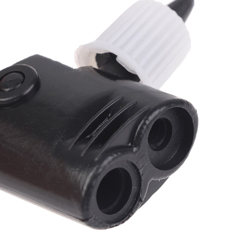 1pc adattatore per tubo flessibile per ugello pompa per bicicletta accessori per parti di pompaggio a doppia testa convertitore valvola gonfiabile