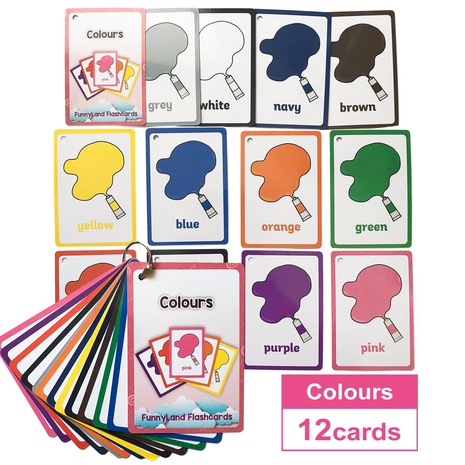 20 Stks/set Groente Fruit Engels Leren Woord Card Engels Leren Kaart Vroeg Onderwijs Kinderen Spel Woord Pocket Card: 001