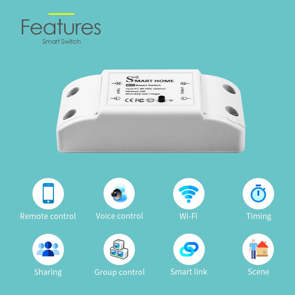 Wifi Led Licht Schakelaar Diy Smart Home Tuya / Smart Leven/Apple Homekit Control Relais Schakelaar Breaker
