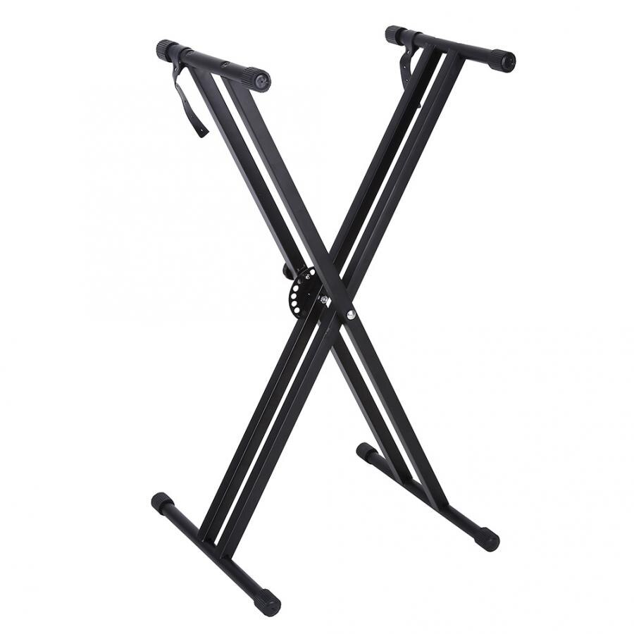 Keyboard Holder Piano Stand X-Style Keyboard Stand Double Braced Music Electric Organ Holder Adjustable Height