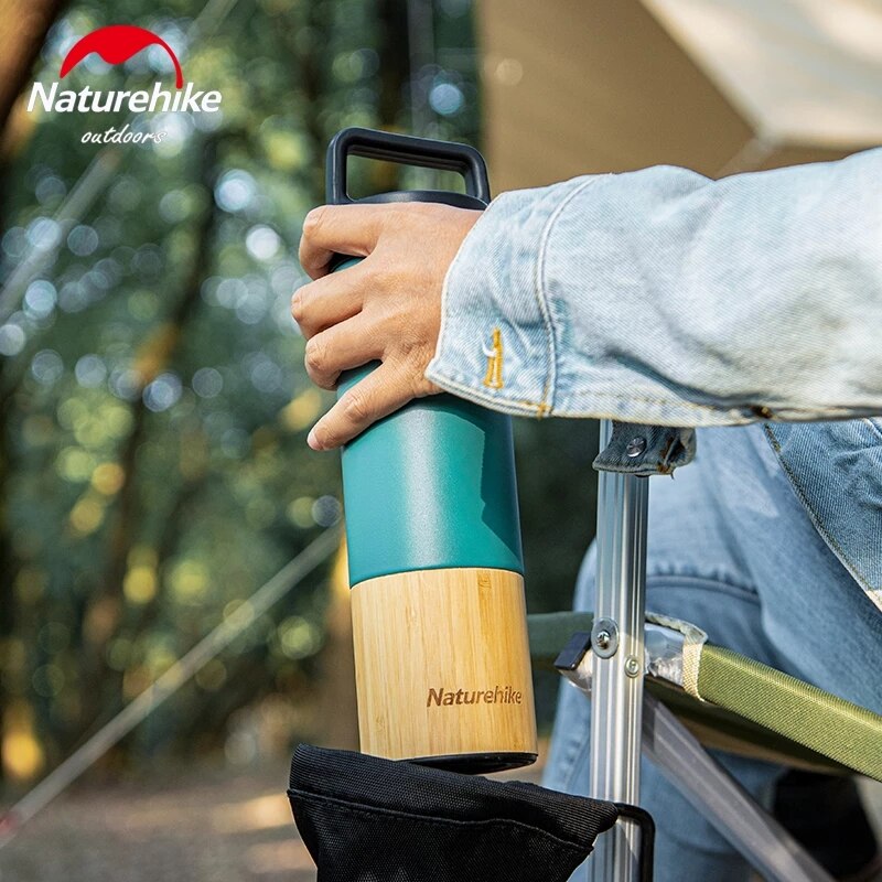 Naturehike Sport Thermosfles Outdoor Rvs Thermos Grote Capaciteit Thermische Koffie Mok Cup Water Fles Thermosfles