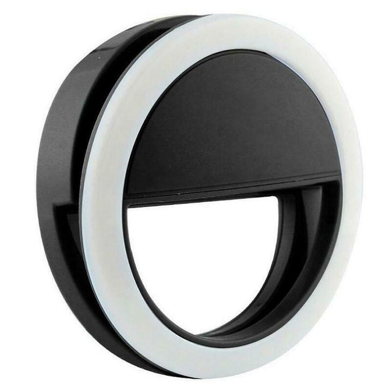 Foco Anillo Aro De Luz Led Aros Para Hacer Tik Tok Tripode Ring Light Selfie Movil Lo Mas Vendido Para Celular Fotos Selfie: Black
