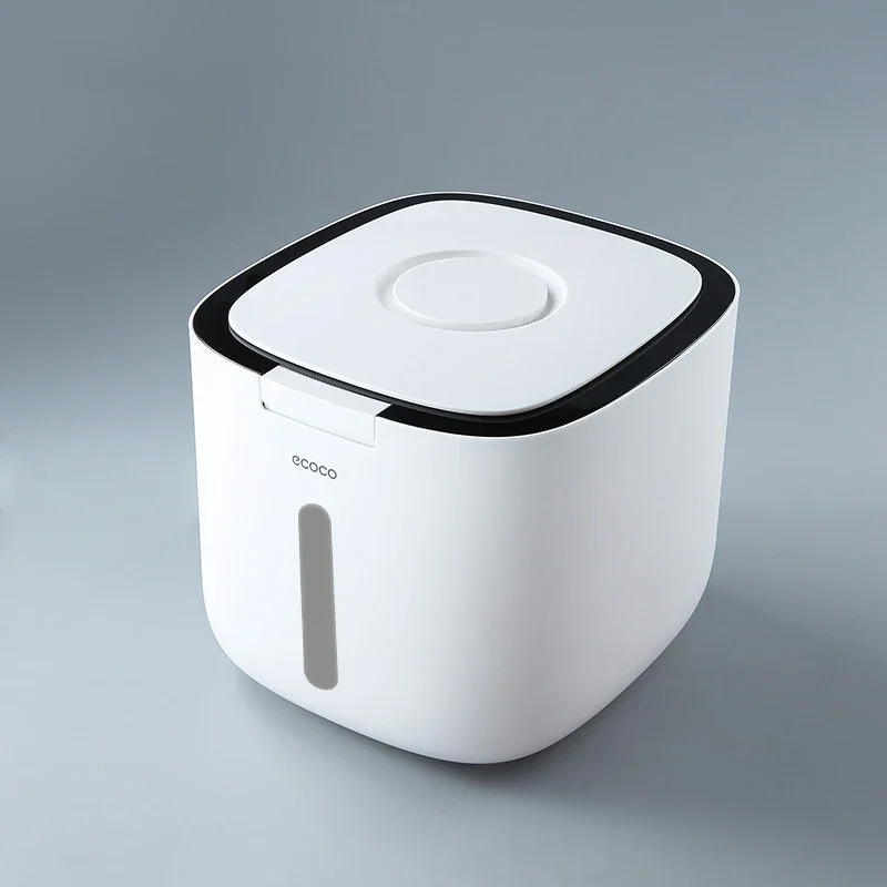 5/10 Kg Kitchen Collection Nano Bucket Rice Storage Container Flip Top Food Storage Bin Container Sealed Rice Bucket