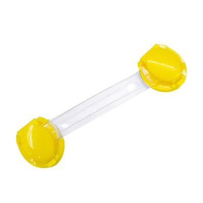 Serrure d'armoire de sécurité pour enfants, 5 pièces, Protection pour bébé, verrouillage de porte d'armoire en plastique: Long yellow