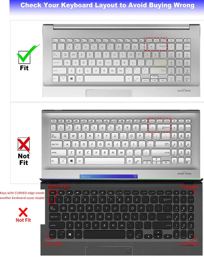 Laptop Keyboard Cover skin for ASUS VivoBook S15 M513UA M513IA M513U M513 UA U K513EA K513EQ K513EP K513 F513IA F513EA F513
