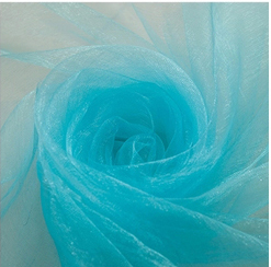 HAOCHU 5 m/partij 150 cm Breed Sheer Crystal Organza Tulle Roll 19 Kleur Shining Stof voor Bruiloft Decoratie Thuis Event Party Decor: Sky Blue