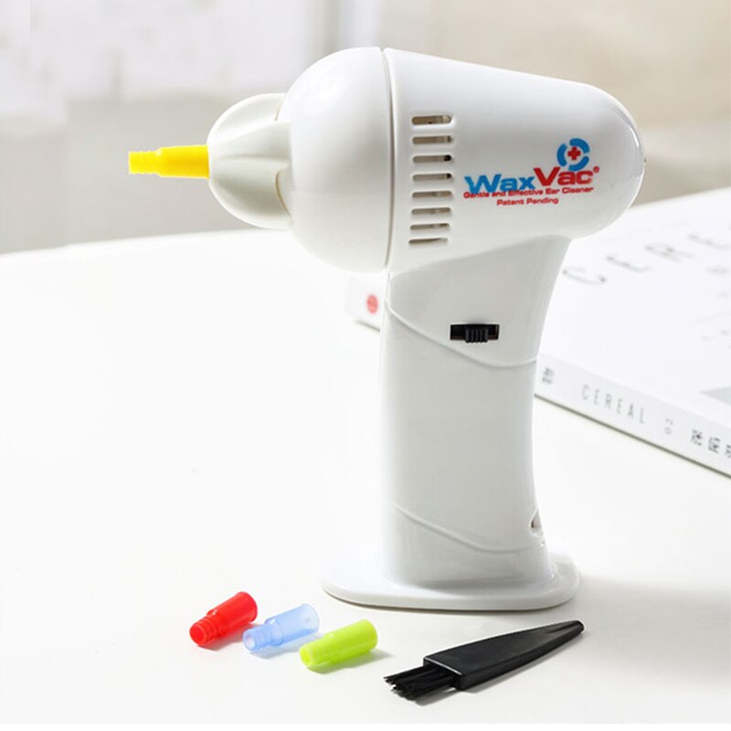1pcs Electric Ear Cleaner Product Vacuum Ear Wax Earwax Removal Soft Safety Head Ear Care Tool Health Care For Adults Kids C2027