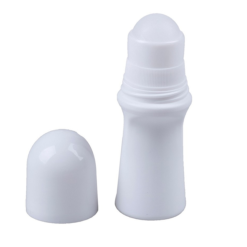 3 Stuks 30Ml Plastic Roll On Fles Lege Navulbare Wit Deodorant Containers Met Plastic Roller Bal