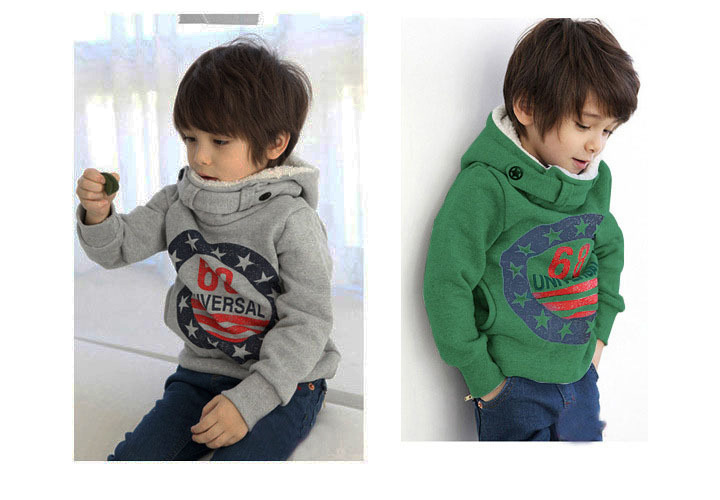 Pulls d'hiver pour enfants sweats à capuche pour garçons à manches longues automne filles veste manteau enfants sweats à capuche 2-6yrs