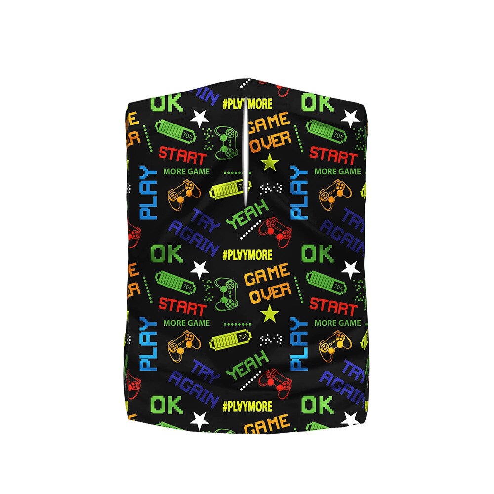 Hængende øre børn hoved ansigt hals gamacher tube bandana tørklæde udendørs cykeltilbehør med usynlig lomme