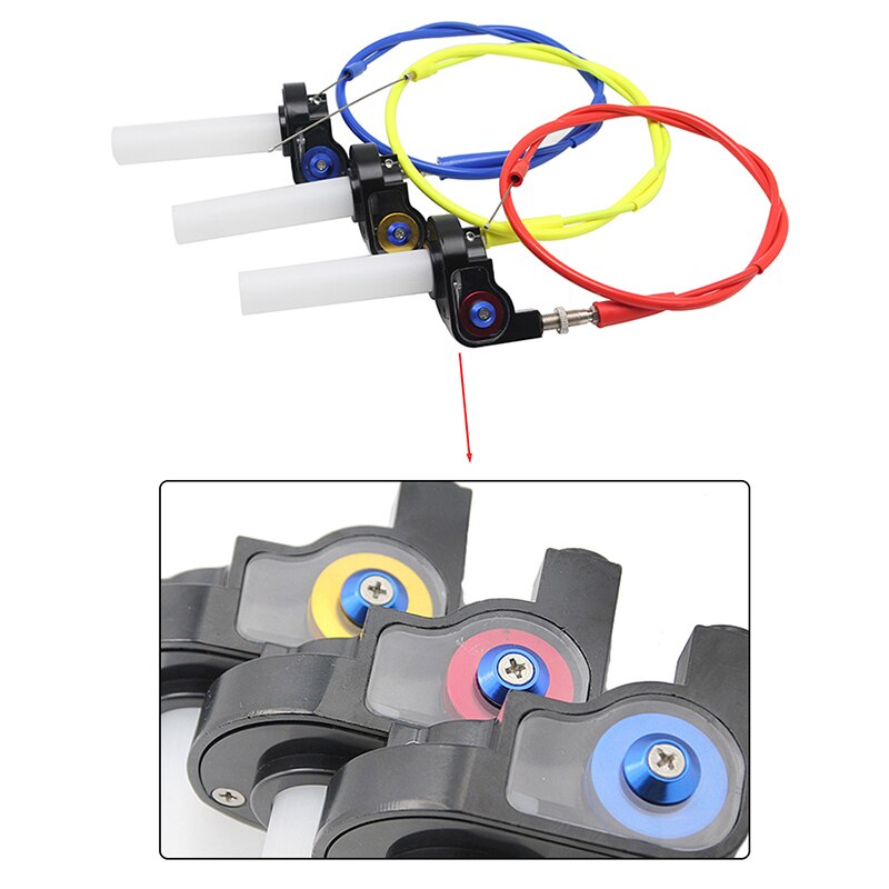 Alconstar-Motorfiets Gashendel Grip Quick Twist Gas Gaspedaal Regelen Met Gaskabel Fit Op 7/8 "22Mm Handvat bar Moto