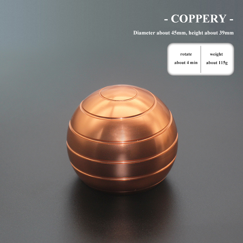 45mm/54mm Kinetic Desktop Toys Aluminum Alloy Hypnosis Rotary Gyro Adult Fingertip Toy Children Toys Decompression Gyro