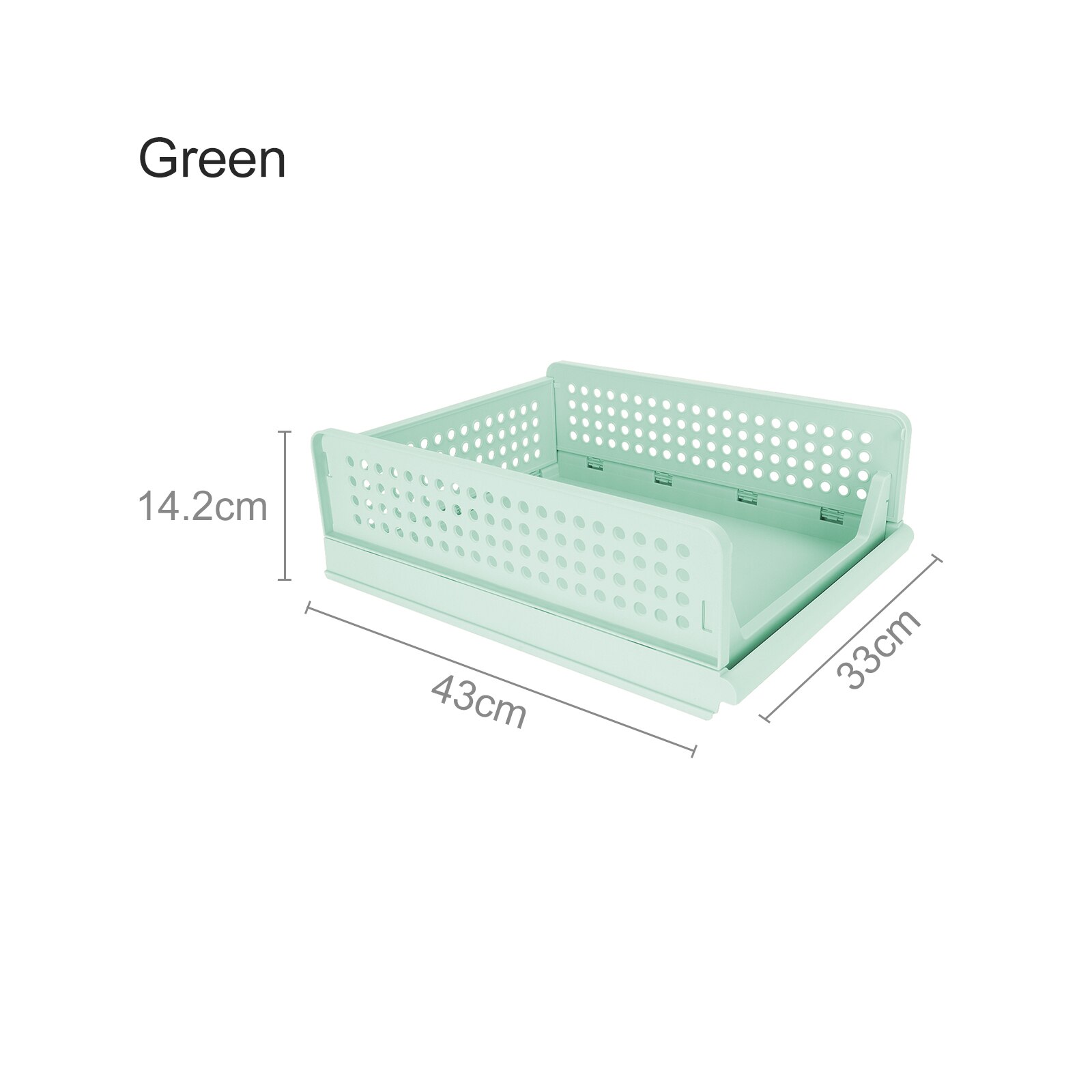 Multilayer Home Wardrobe Closet Clothing Clothes Organizer Storage Dorm Room Shelf Bedroom Cabinet Storage Shelf Rack Box: A7 Green S