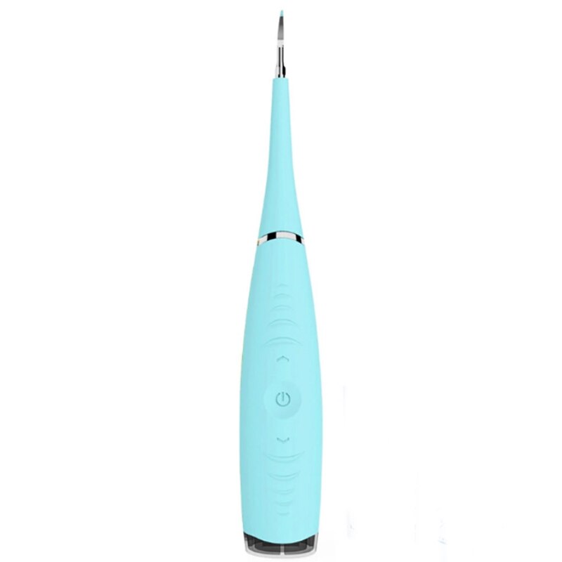 3000 Schall- vibrationen elektrische Munddusche Ultra Schall- Zahn reiniger mit LED-leuchten entfernen zahnstein Polieren Vibration: wiederaufladbar Blau