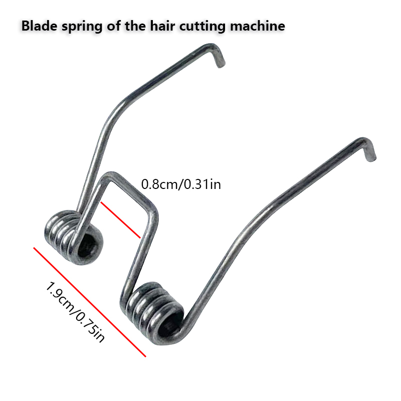Wire Trimmer Blade Spring Double Torsion Spring Universal Electric Hair Clipper Replacement Spring Steel Barber Spring Accessory