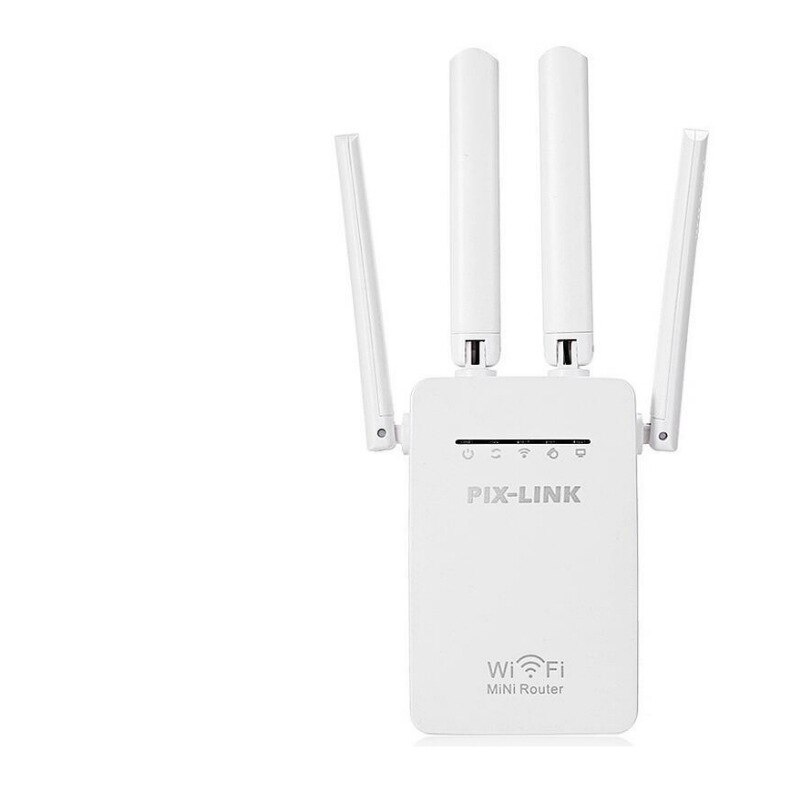 Wireless Wifi Repeater 300Mbps Mini Wireless Router Wifi Extender Wifi Repeater Long Range Wifi Booster Signal Amplifier: US plug / White