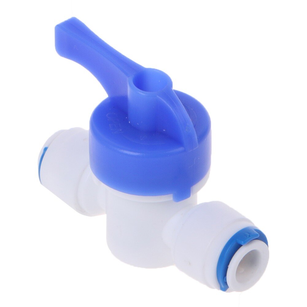 1/4'' Inline Ball Valve Quick Connect Shut off For RO Water Reverse Osmosis