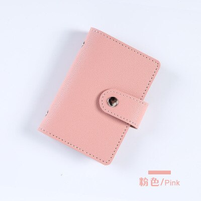 Vrouwen 26 Kaarten Slanke Pu Lederen Id Credit Card Functie 26 Kaart Kaarthouder Credit Kaarthouder Pasjeshouder Porte carte: Roze