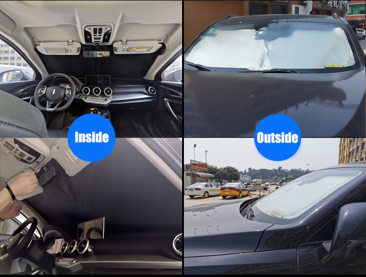 Car Heated Windshield Sunshade For VOLVO XC40 XC60 S60 S90 Window Windscreen Cover Auto Sun Visor Solar Protection