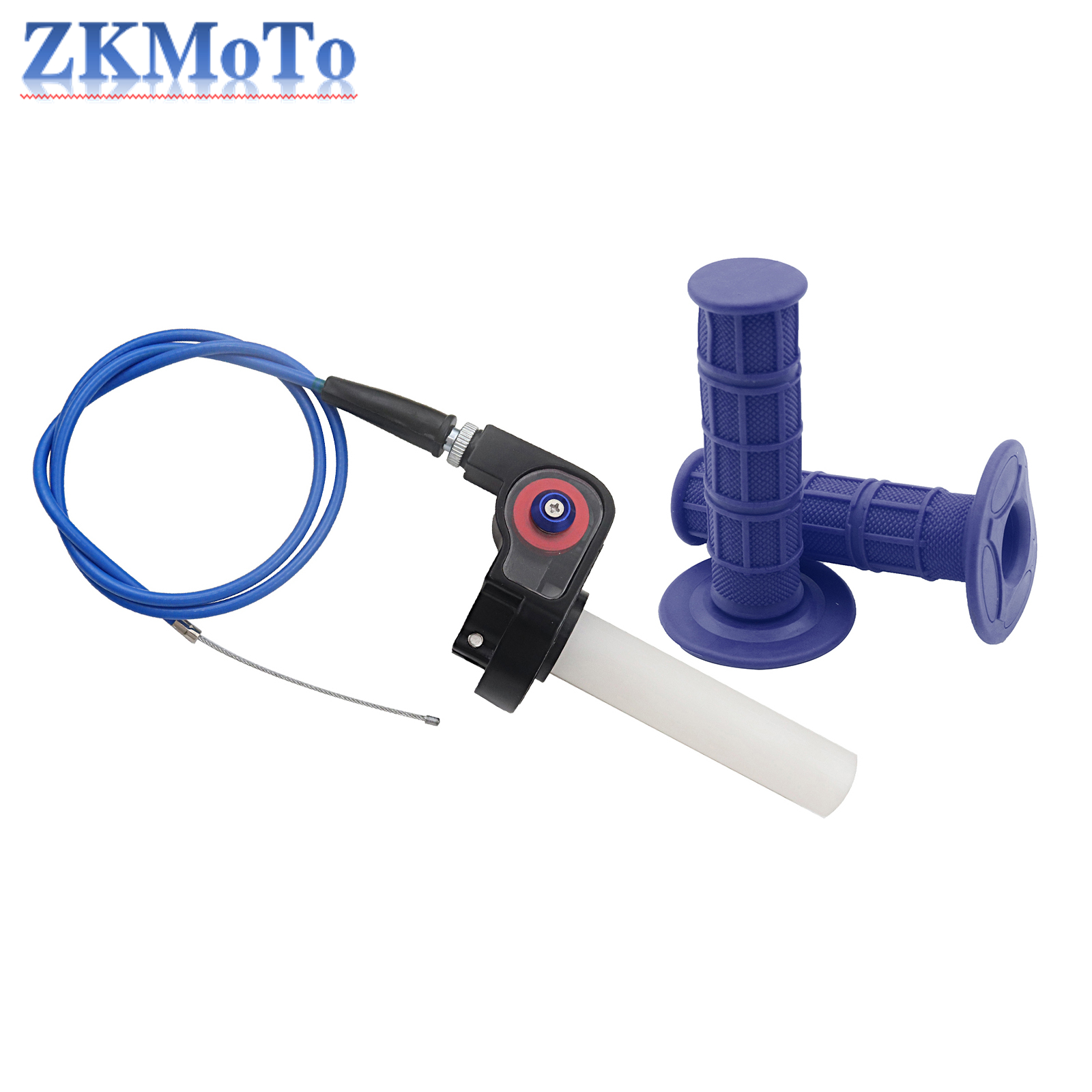 Manillar de motocicleta de 22mm, empuñaduras de acelerador de Gas de giro rápido, Kit de giro para Honda, Yamaha, Kawasaki, Suzuki, KTM, ATV: Multicolor