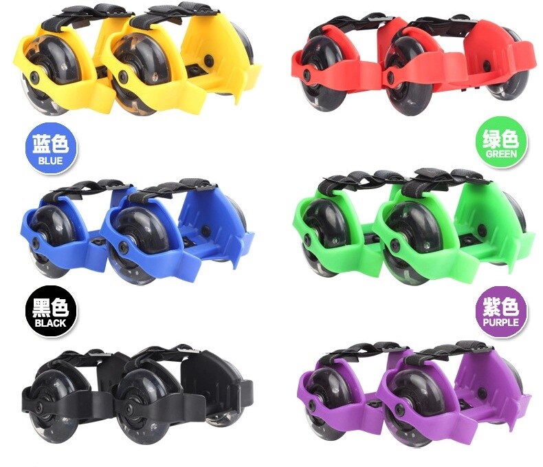 For Adult Flashing Roller Small whirlwind pulley flash wheel Skate Shoes Flashing Roller shoes