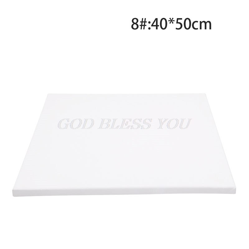 White Blank Square Artist Canvas Wooden Board Frame For Primed Oil Acrylic Paint N58A: 8