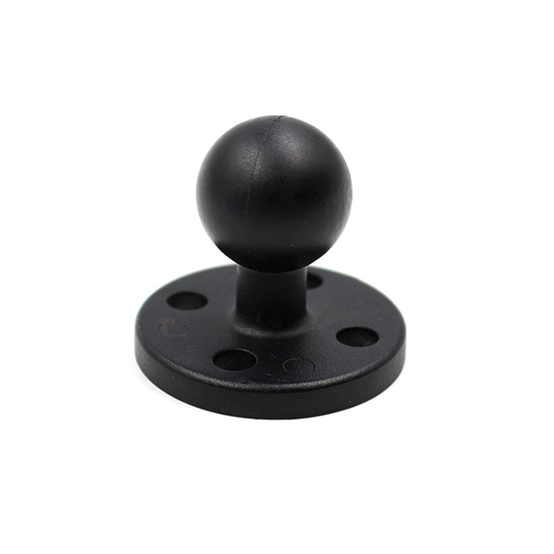 Moto rond carré Base de montage en aluminium caoutchouc 1 pouce trépied rotule pour Gopro pour Ram supports pour Garmin DSLR caméra