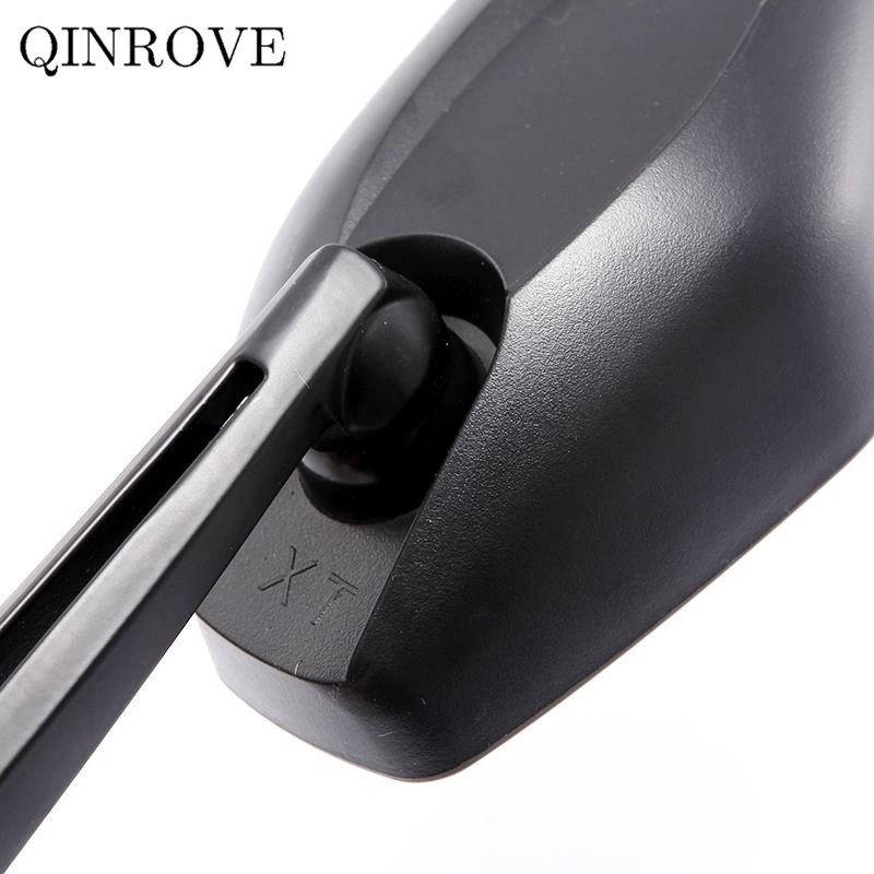 1 par espelho traseiro da motocicleta liga de alumínio abs m8 m10 scooter streetbike vidro branco universal espelho retrovisor acessórios